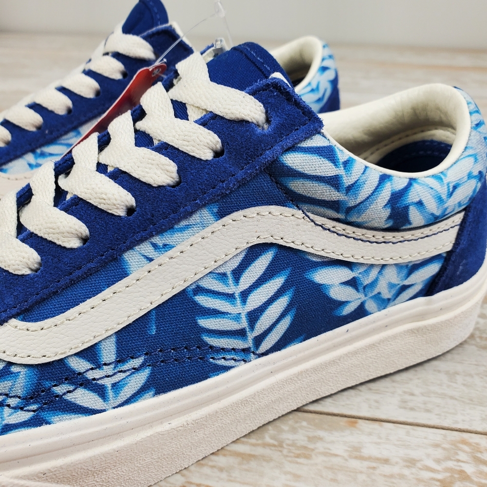 Vans Old Skool Solar Floral True Blue Marshmallow - Picture 3 of 9